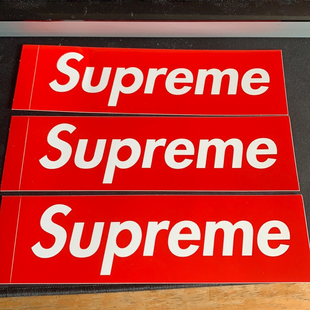 Supreme bogo sticker 3 pack